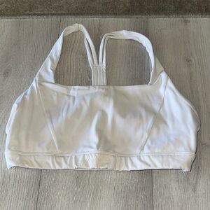 Alphalete White Sports Bra